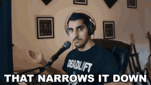 That Narrows It Down Rudy Ayoub GIF - That Narrows It Down Rudy Ayoub Thats Simplify It GIFs