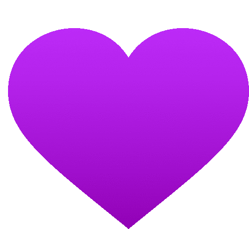 Purple Heart Symbols Sticker - Purple Heart Symbols Joypixels Stickers