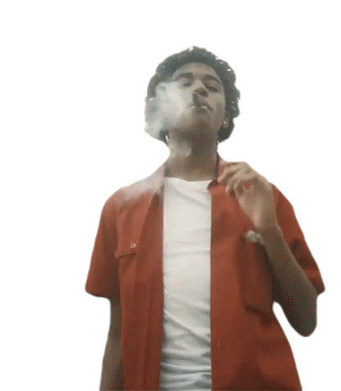 Smoking Fredo Bang Sticker - Smoking Fredo Bang Click Up Song Stickers