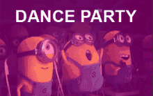 Despicable Me Minions GIF - Despicable Me Minions Dance Party GIFs