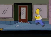 homer simpson out of shape run