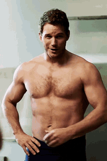 Chris Pratt Muscle GIF - Chris Pratt Muscle Abs GIFs