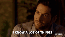 I Know A Lot Of Things Lucifer Morningstar GIF - I Know A Lot Of Things Lucifer Morningstar Tom Ellis GIFs