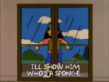 the simpsons otto ill shoe him whos a sponge kick bust down the door