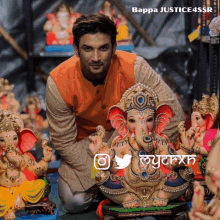 Bappa Sushant Ganesh Chaturthi GIF - Bappa Sushant Ganesh Chaturthi Ssr Mycrxn GIFs