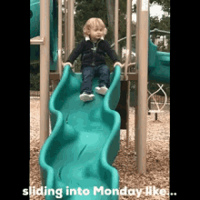 Monday Sliding GIF - Monday Sliding GIFs