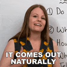 It Comes Out Naturally Emma GIF