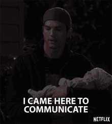 I Came Here To Communicate Lets Talk GIF