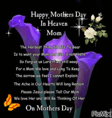 happy mothers day mothers day moms day greeting mom in heaven
