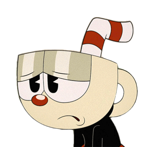 Smiling Cuphead Sticker - Smiling Cuphead The Cuphead Show Stickers