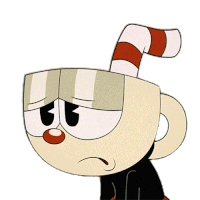 Smiling Cuphead Sticker - Smiling Cuphead The Cuphead Show Stickers