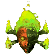 Bawskee Fire GIF - Bawskee Fire Skull GIFs