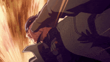 a man in a suit is being attacked by another man