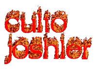 a logo for culto joshier with flames coming out of the letters