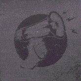 a black and white drawing of a hand holding a trumpet with the name toa sakti written below it
