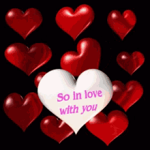 So In Love With You Heart GIF
