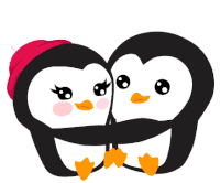 Penguin Mountain Sticker - Penguin Mountain Ribbon Stickers