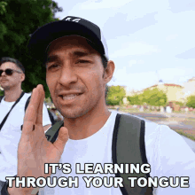Its Learning Through Your Tongue Wil Dasovich GIF - Its Learning Through Your Tongue Wil Dasovich Matuto Gamit Ang Dila GIFs