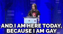 Get It Girl - "And I Am Here Today, Because I Am Gay." GIF - Ellen Page Coming Out Im Gay GIFs