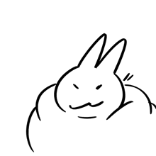 a black and white drawing of a person 's hand holding something .