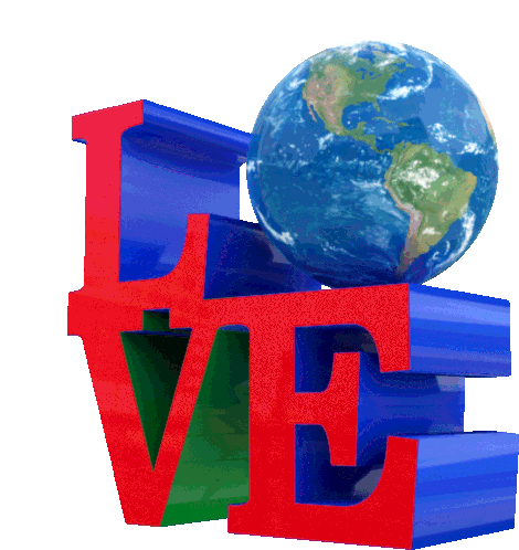 Love Earth Sticker - Love Earth Earth Day Stickers