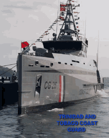 Trinidad And Tobago Coast Guard Boat GIF