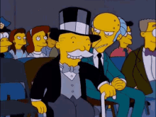 The Simpsons Monopoly Man GIF - The Simpsons Monopoly Man Mr Burns GIFs