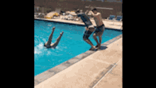 Falling Pool GIF - Falling Pool Oops GIFs