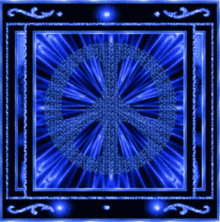 Peace Blink GIF - Peace Blink Blue Light GIFs