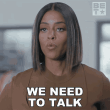 We Need To Talk Jaelyn GIF - We Need To Talk Jaelyn Haus Of Vicious GIFs