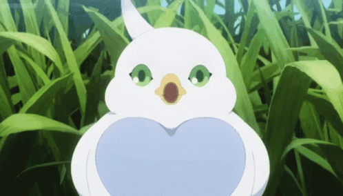 Birds cute anime girls long hair brunette blue eyes smiling anime blue cute  HD wallpaper  Pxfuel