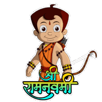 Sri Ram Navami Chhota Bheem Sticker - Sri Ram Navami Chhota Bheem Sri Ram Ka Janm Divas Stickers