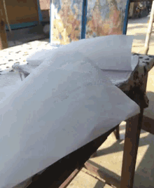 Papers Windy GIF