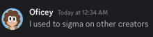 a message from officey today at 12:34 am