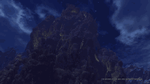 a computer generated image of a mountain with the words capcom co. ltd. 2014-2019 all rights reserved