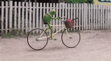 Kermit Bike Go Up GIF - Kermit Bike Go Up GIFs