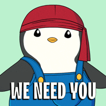 Help Penguin GIF - Help Penguin Pudgy GIFs
