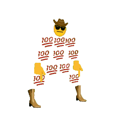 Emoji 100 Sticker - Emoji 100 Dance Stickers