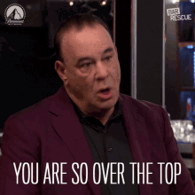 You Are So Over The Top Jon Taffer GIF - You Are So Over The Top Jon Taffer You Are Too Confident GIFs