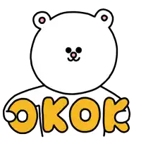 a drawing of a teddy bear with the word okok written on it