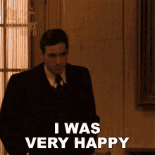 I Was Very Happy Michael Corleone GIF - I Was Very Happy Michael Corleone Al Pacino GIFs