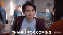 Thanks For Coming Brianna Hildebrand GIF - Thanks For Coming Brianna Hildebrand Elodie Davis GIFs
