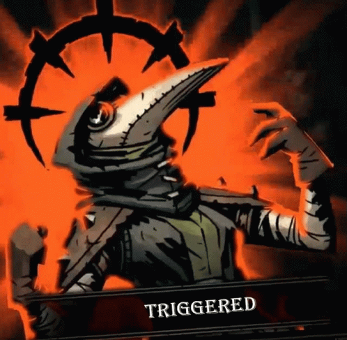 Triggered Darkest Dungeon GIF – Triggered Darkest Dungeon Plague Doctor