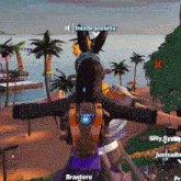 a screenshot of a video game with the name brantore on the bottom left