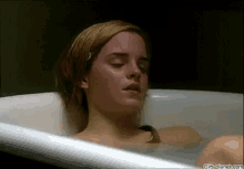 Emma Watson Bathtub GIF - Emma Watson Bathtub Sigh GIFs