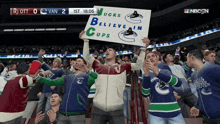 Vancouver Canucks Nucks Believe In Cups GIF - Vancouver Canucks Nucks Believe In Cups Canucks GIFs
