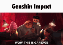 Genshin Genshin Impact GIF - Genshin Genshin Impact Genshin Impact Trash GIFs