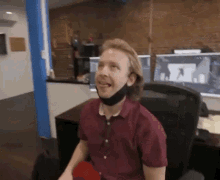 Tongue Out Peter France GIF - Tongue Out Peter France Corridor Crew GIFs