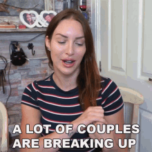 A Lot Of Couples Are Breaking Up Tracy Kiss GIF - A Lot Of Couples Are Breaking Up Tracy Kiss Many Breakups Are Happening GIFs