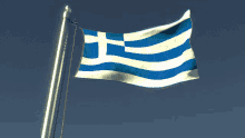 flag flag waver greece